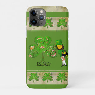 Shamrocks & a Leprechaun  iPhone 11 Pro Case