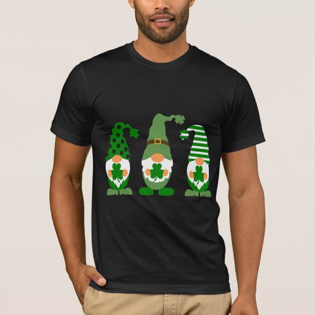 Shamrocks – A Touch of Irish Luck T-Shirt (Front)