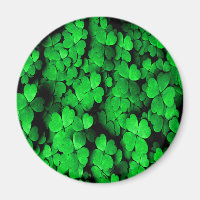 Shamrocks and Hearts Saint Patrick's Day Green