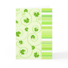 Shamrocks and stripes - Card