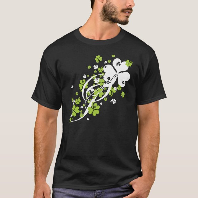 Shamrocks and Swirls T-Shirt (Front)