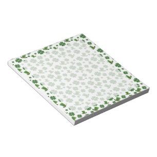 Shamrocks and Top Hats Notepad
