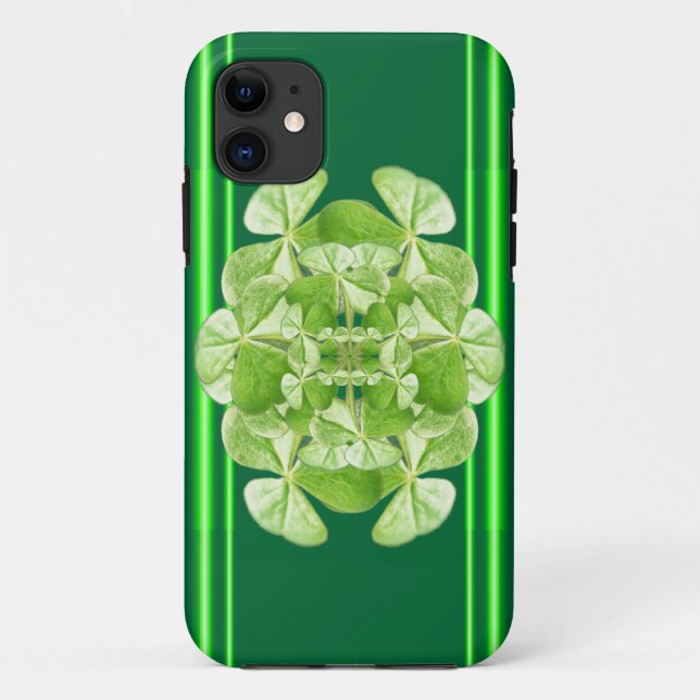 Shamrocks by Kenneth Yoncich Case-Mate iPhone Case (Back)