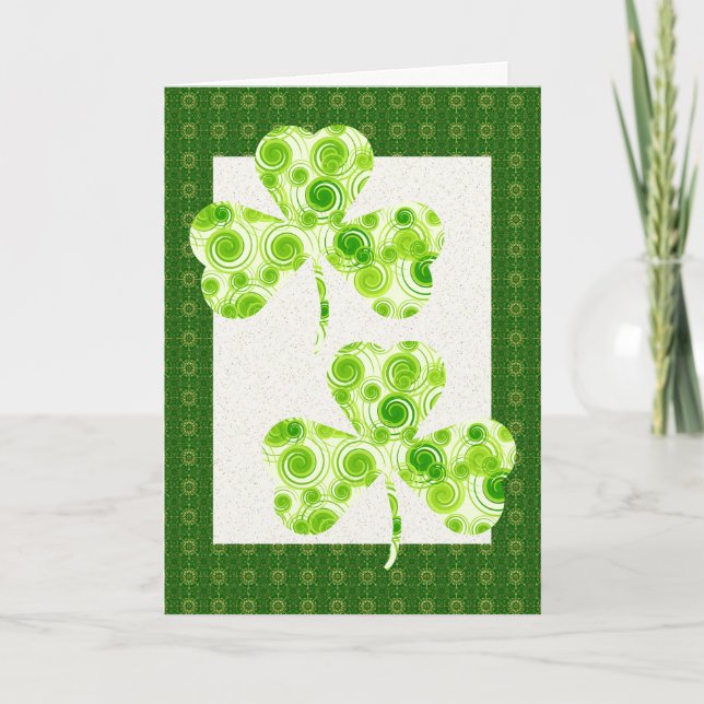 Shamrocks- Card (Front)
