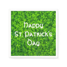 Shamrocks Clover Leaves St. Patrick's Day Party