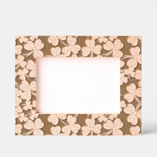 Shamrocks Design Engraved Frames