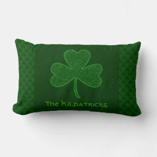Shamrocks Doormat Lumbar Cushion