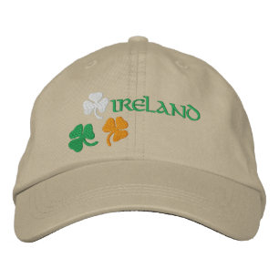 Shamrocks Embroidered Hat