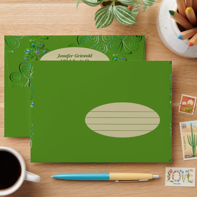 Shamrocks  envelope (Desk)
