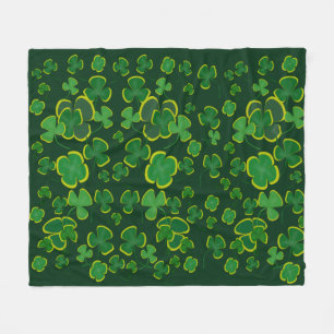Shamrocks Fleece Blanket