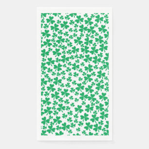 Shamrocks for S Patricks Day Napkin