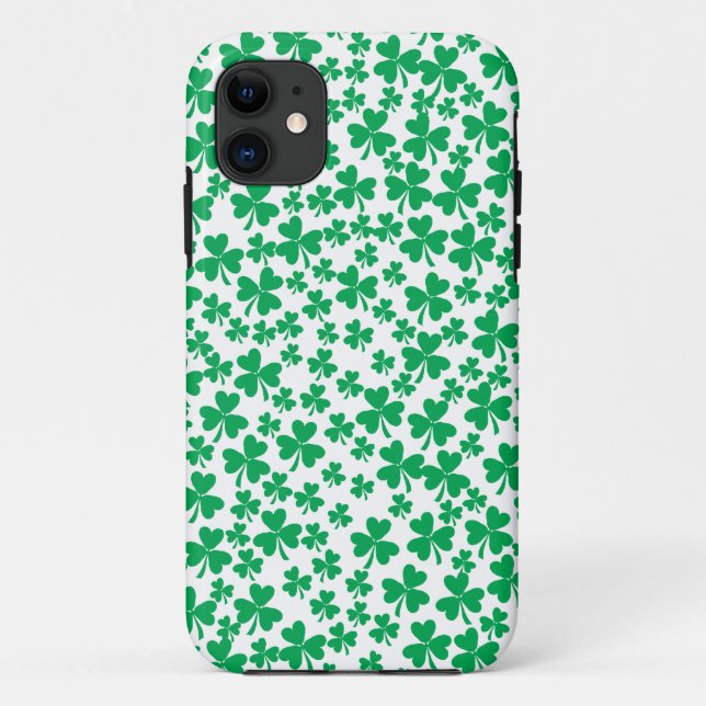 Shamrocks for St Patrick's Day Case-Mate iPhone Case (Back)