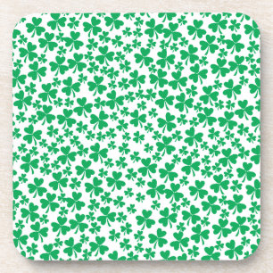Shamrocks for St Patrick's Day Coaster