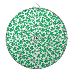 Shamrocks for St Patrick's Day Dartboard