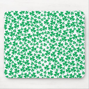 Shamrocks for St Patrick's Day Mouse Pad