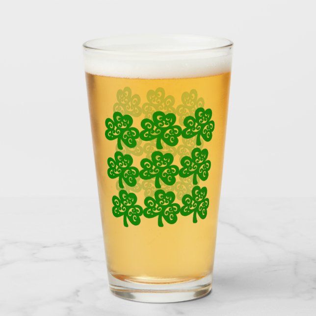 SHAMROCKS GLASS (Front Filled)