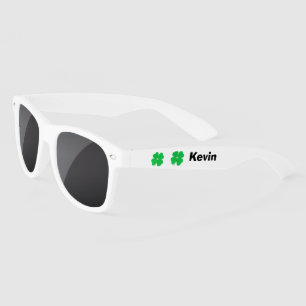 Shamrocks Green St. Patrick's Day 4Kevin Sunglasses