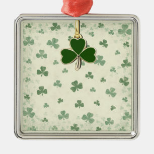 Shamrocks in the Mist Metal Tree Decoration