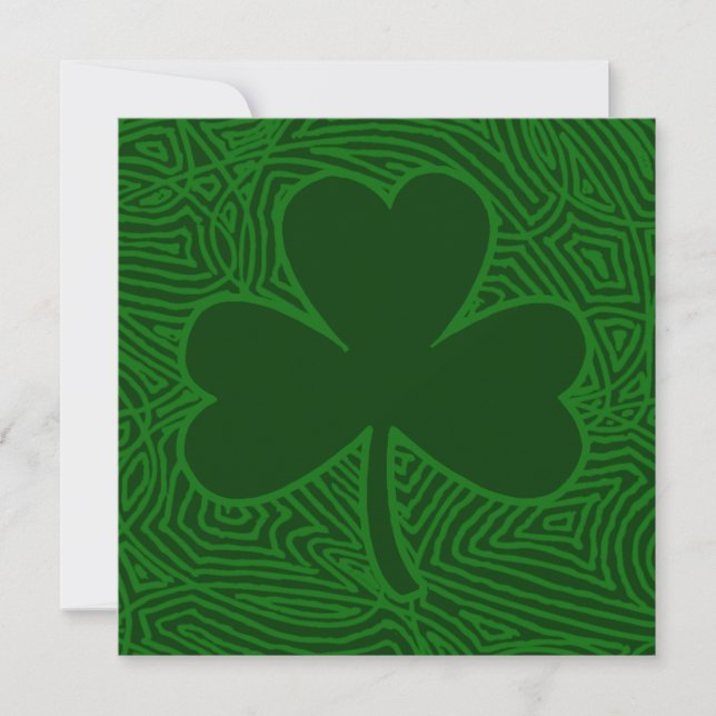 Shamrocks Invitation (Front)