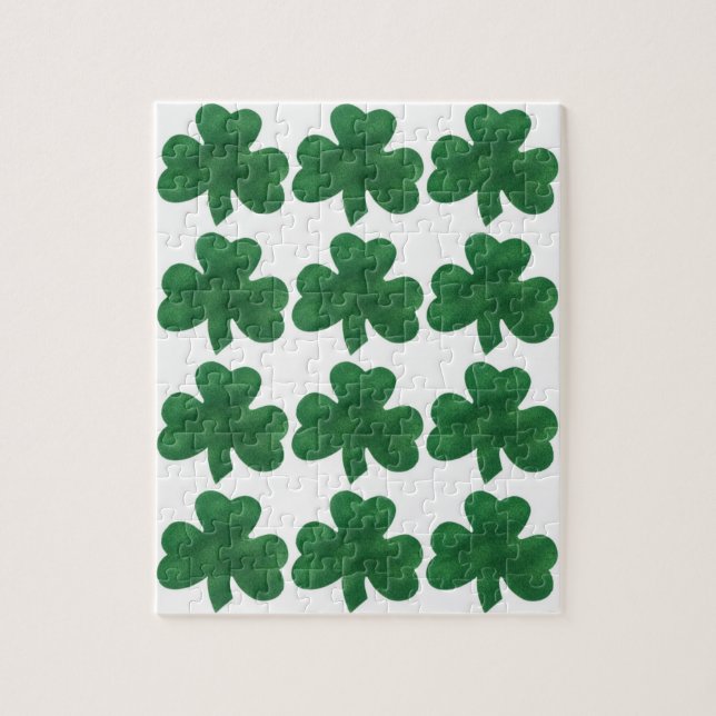 SHAMROCKS JIGSAW PUZZLE (Vertical)