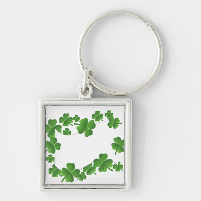 Shamrocks Key Ring (Front)