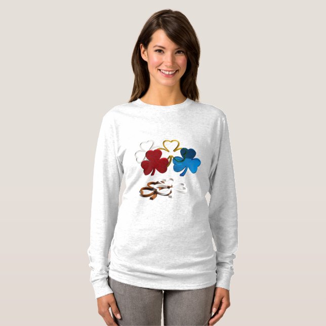 Shamrocks Long Sleeves Top (Front Full)
