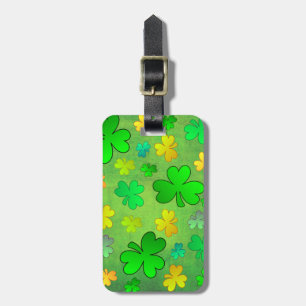 Shamrocks Luggage Tag