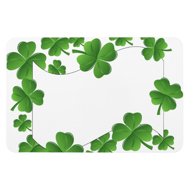 Shamrocks Magnet (Horizontal)