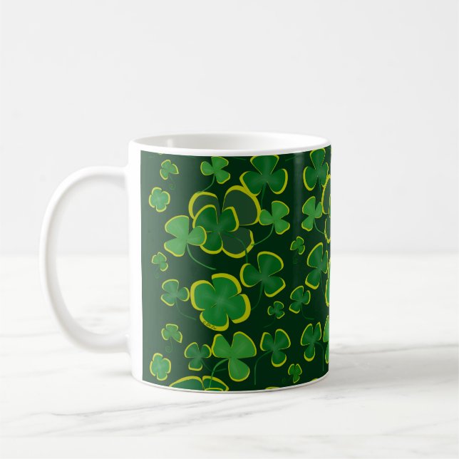 Shamrocks Mug (Left)