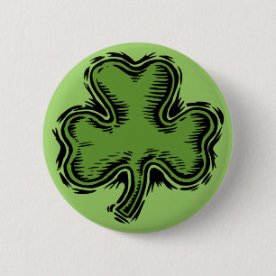 Shamrocks Of Ireland Button