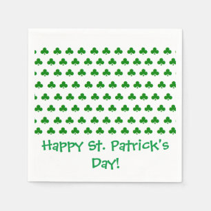 "Shamrocks" Paper Napkins