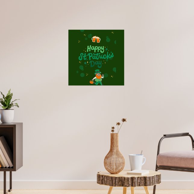 "Shamrocks & Shenanigans: A St. Patrick's Day  Poster (Living Room 3)