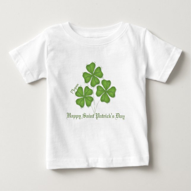Shamrock's St. Patrick's Day Toddler T-Shirt (Front)