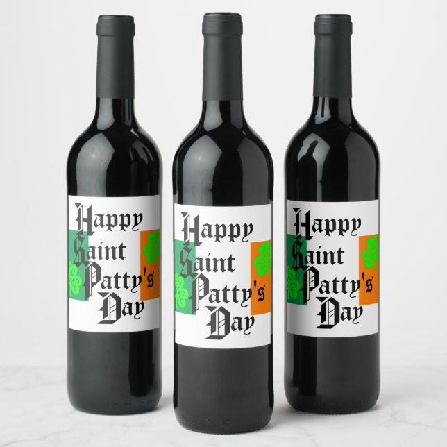 SHAMROCKS WINE LABEL (Bottles)