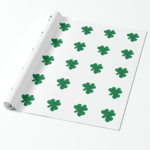 Shamrocks - wrapping paper