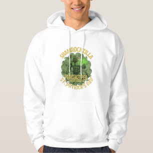 Shamrockzilla Peacekeeper: St. Patrick’s Day Kaiju Hoodie