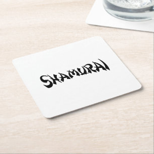 SHAMURAI SQUARE PAPER COASTER