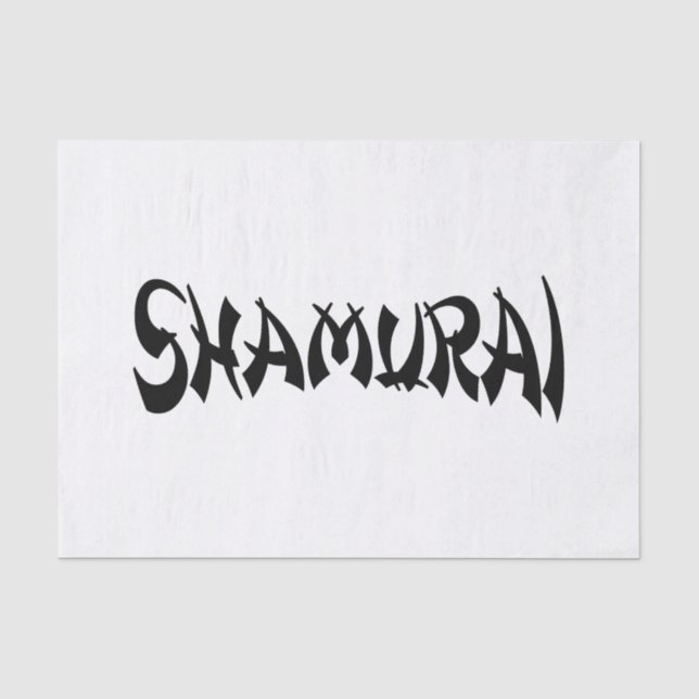 SHAMURAI TISSUE PAPER (Front)