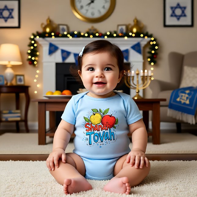  🍎 Shanah Tovah Baby Bodysuit (🍎 Shanah Tovah Baby Bodysuit)