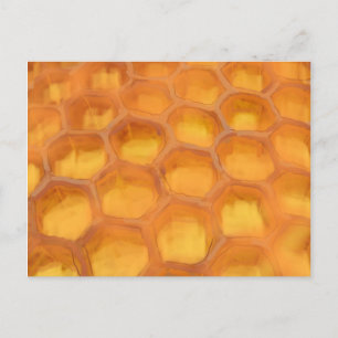 Shanah Tovah Honeycomb drawing Happy Rosh Hashanah Postcard