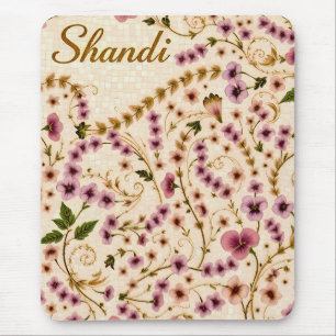 SHANDI ~ Sweet Vintage Girl Reads Book ~ Mousepad