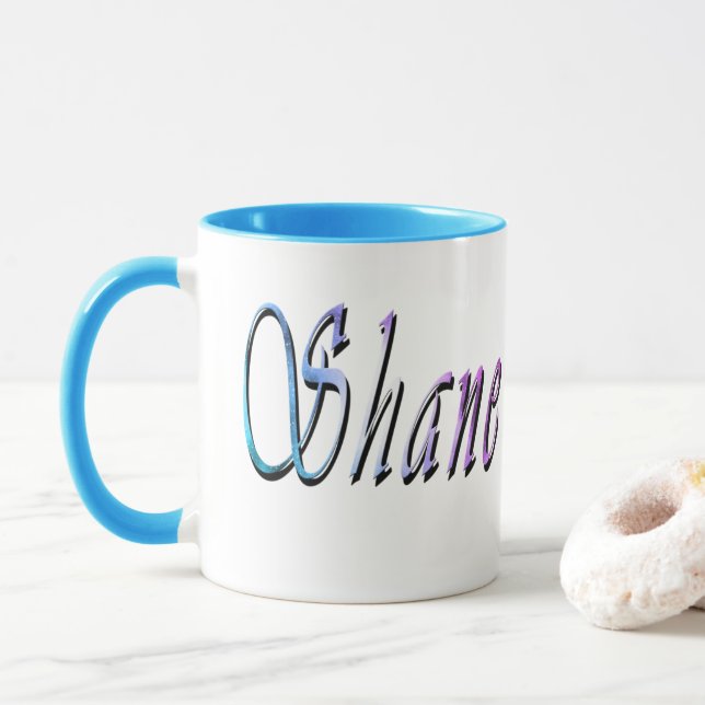 Shane Name Logo, Mug (With Donut)