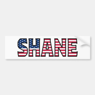 Shane Name Vorname USA Aufkleber Sticker Auto