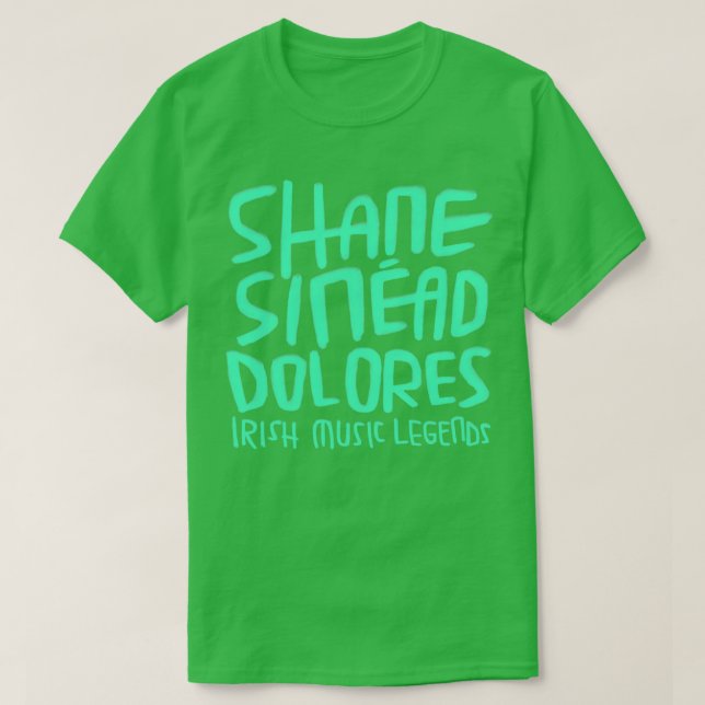 Shane Sinead Dolores Irish Music T-Shirt (Design Front)