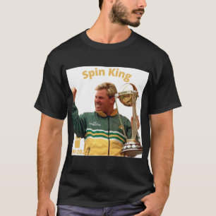 Shane Warne Cricket Player - Spin King T-Shirt