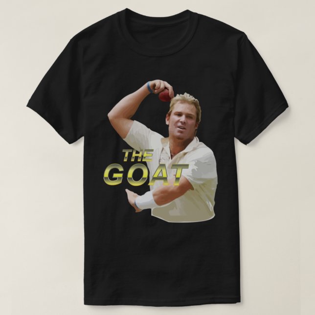 Shane Warne The Goat    T-Shirt (Design Front)