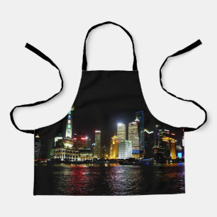 Shanghai at Night Apron