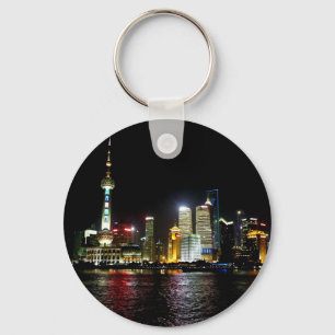 Shanghai at Night Key Ring