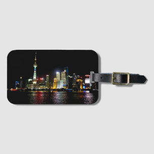 Shanghai at Night Luggage Tag