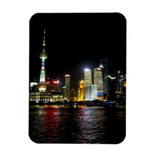 Shanghai at Night Magnet